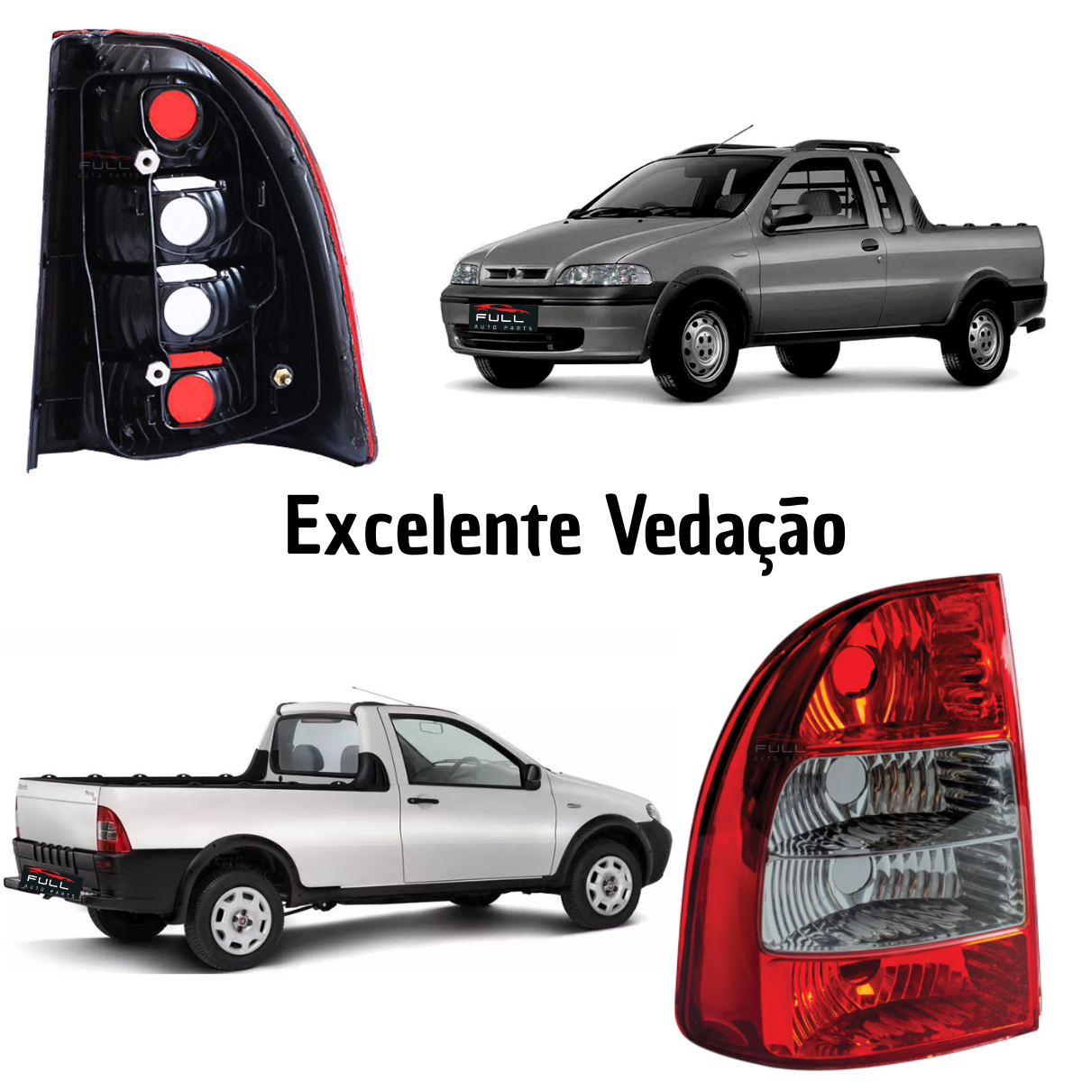 Lanterna Traseira Fiat Strada 2004 2005 2006 a 2008 Fume LE