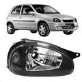 Farol Masc Negra Direito Corsa 1994 a 2002 Classic 03 a 2010