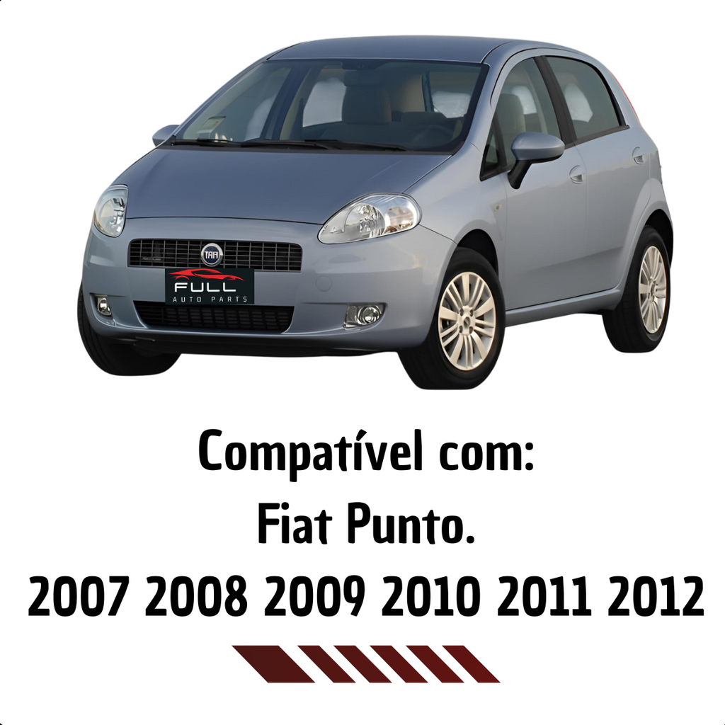 Farol Fiat Punto 2007 2008 2009 2010 2011 2012 Cromado LE