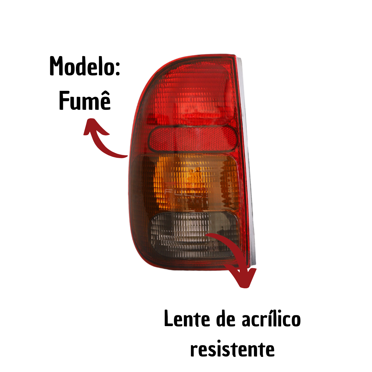 Lanterna Traseira Vw Saveiro G2 G3 1997 A 2005  Le Fumê