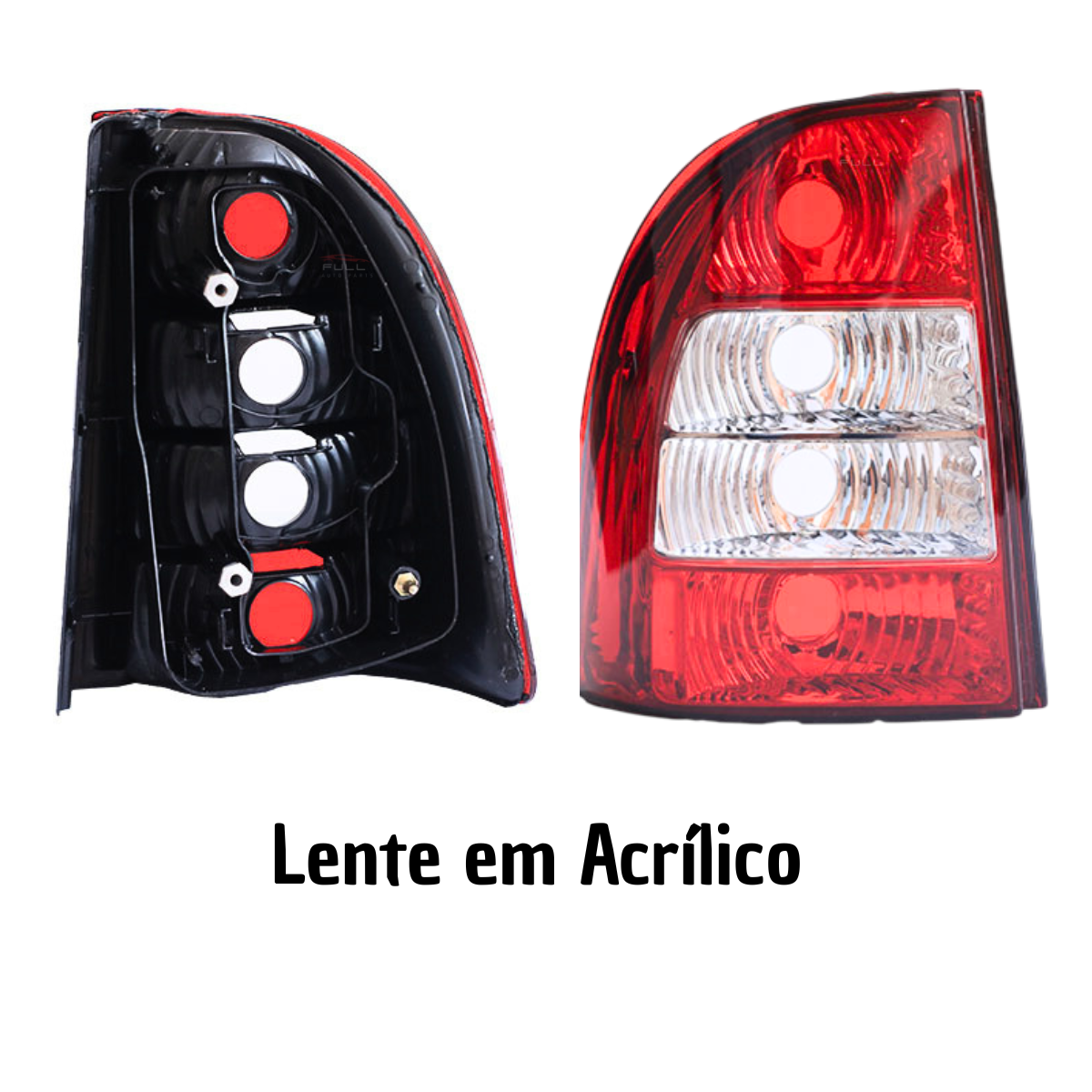 Lanterna traseira Fiat Strada 2004 2005 a 2008 Bicolor LE