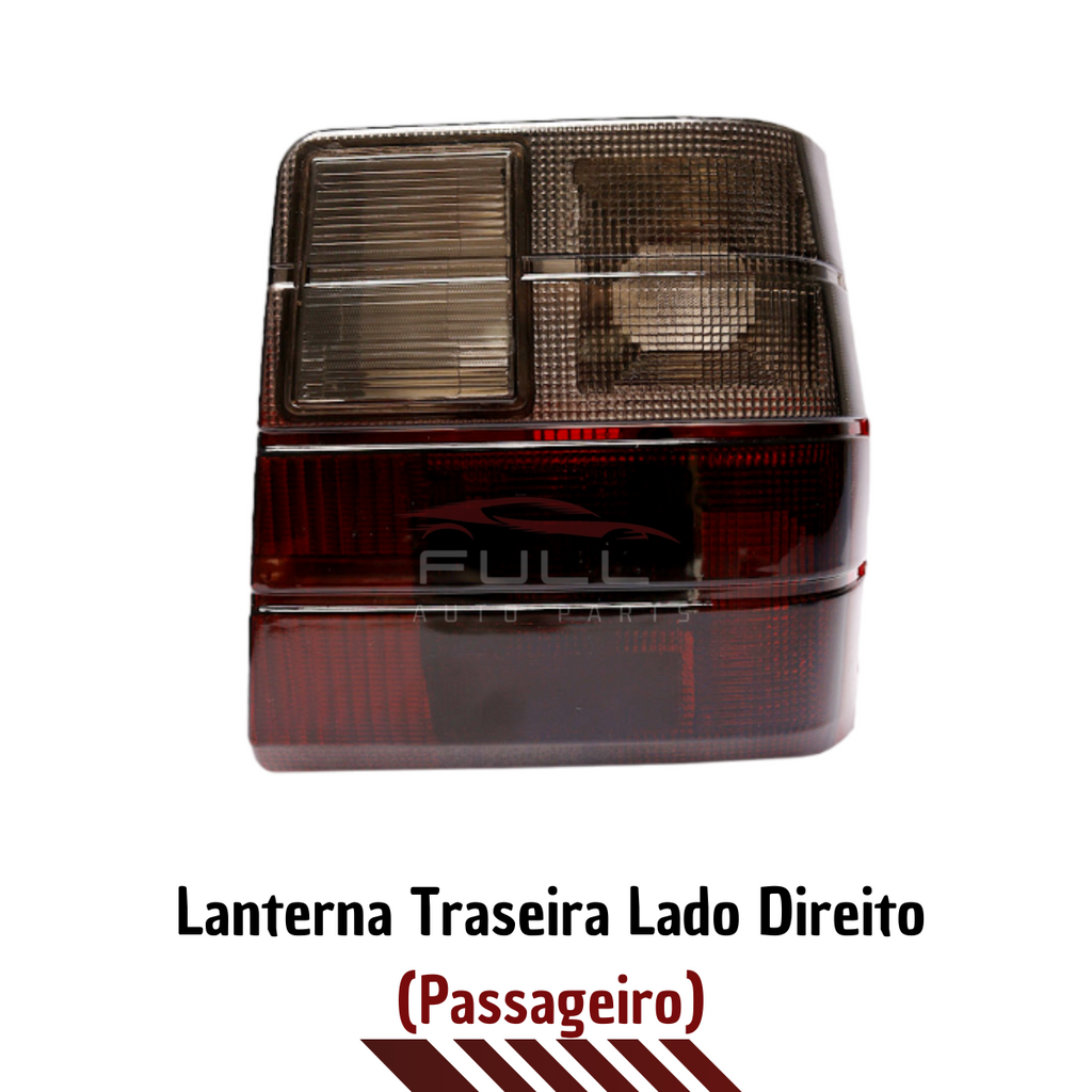 Lanterna Traseira Fiat Uno 1984 85 A 2004 Com Ré  Ld Fumê