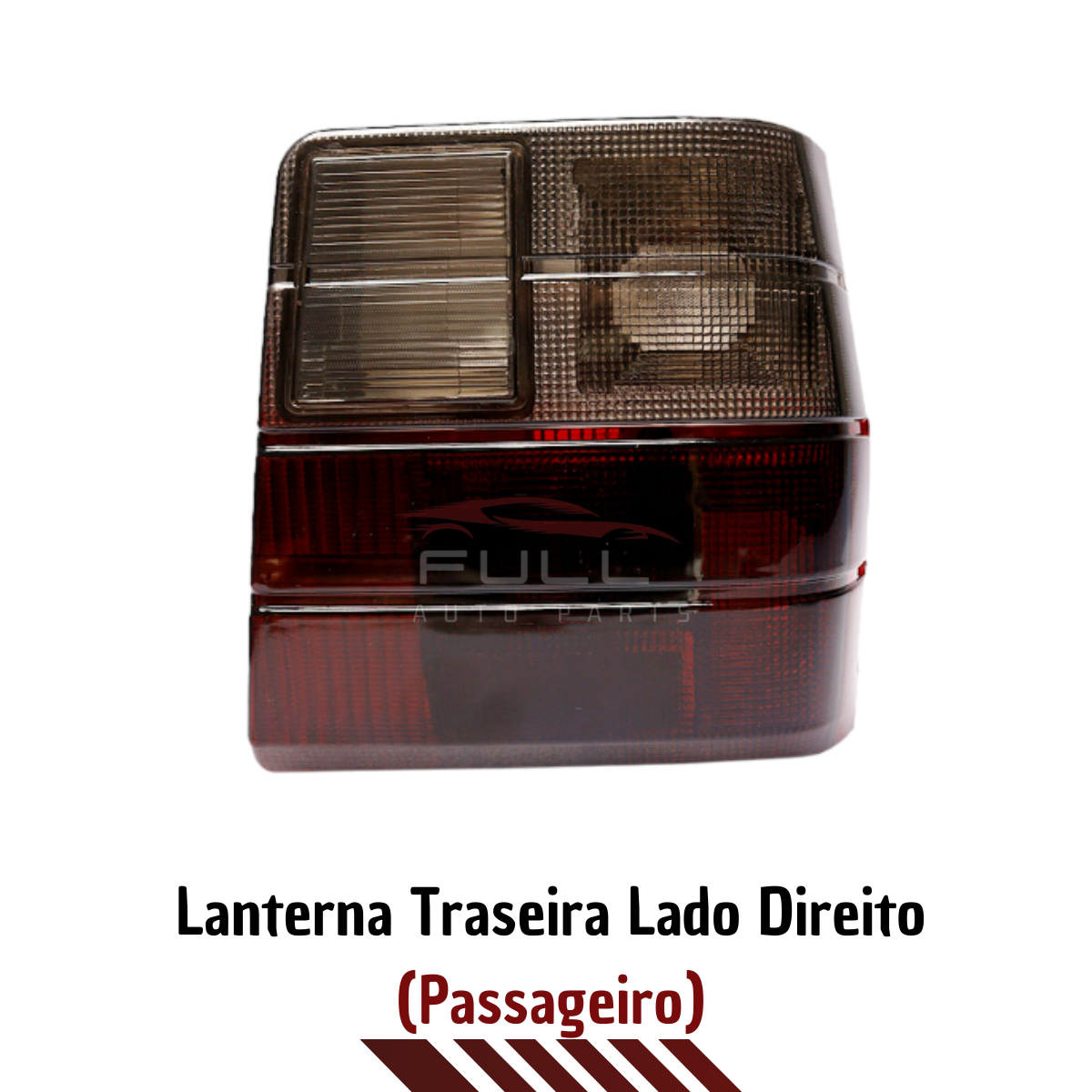 Lanterna Traseira Fiat Uno 1984 85 A 2004 Com Ré  Ld Fumê