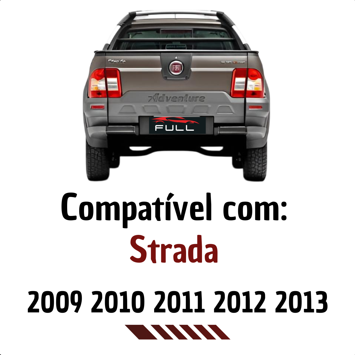 Lanterna Traseira Lado Direito Strada 2009 2010 a 2013 Mala