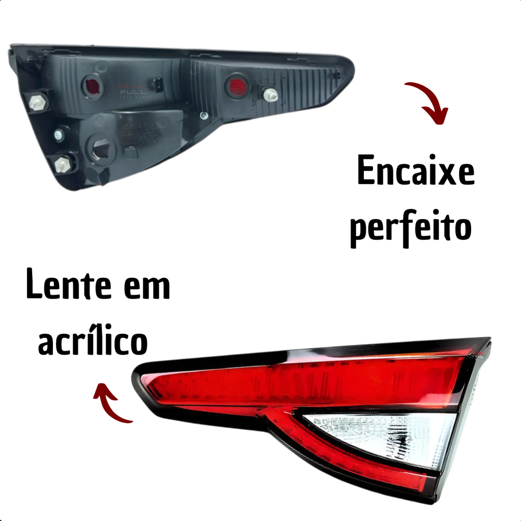 Lanterna Traseira Tampa Cristal Argo 2017 2018 a 2024 LD