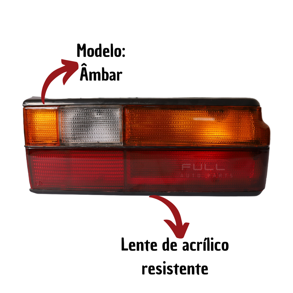 Lanterna Traseira Voyage Lado Direito 1991 1992 a 1996 Âmbar