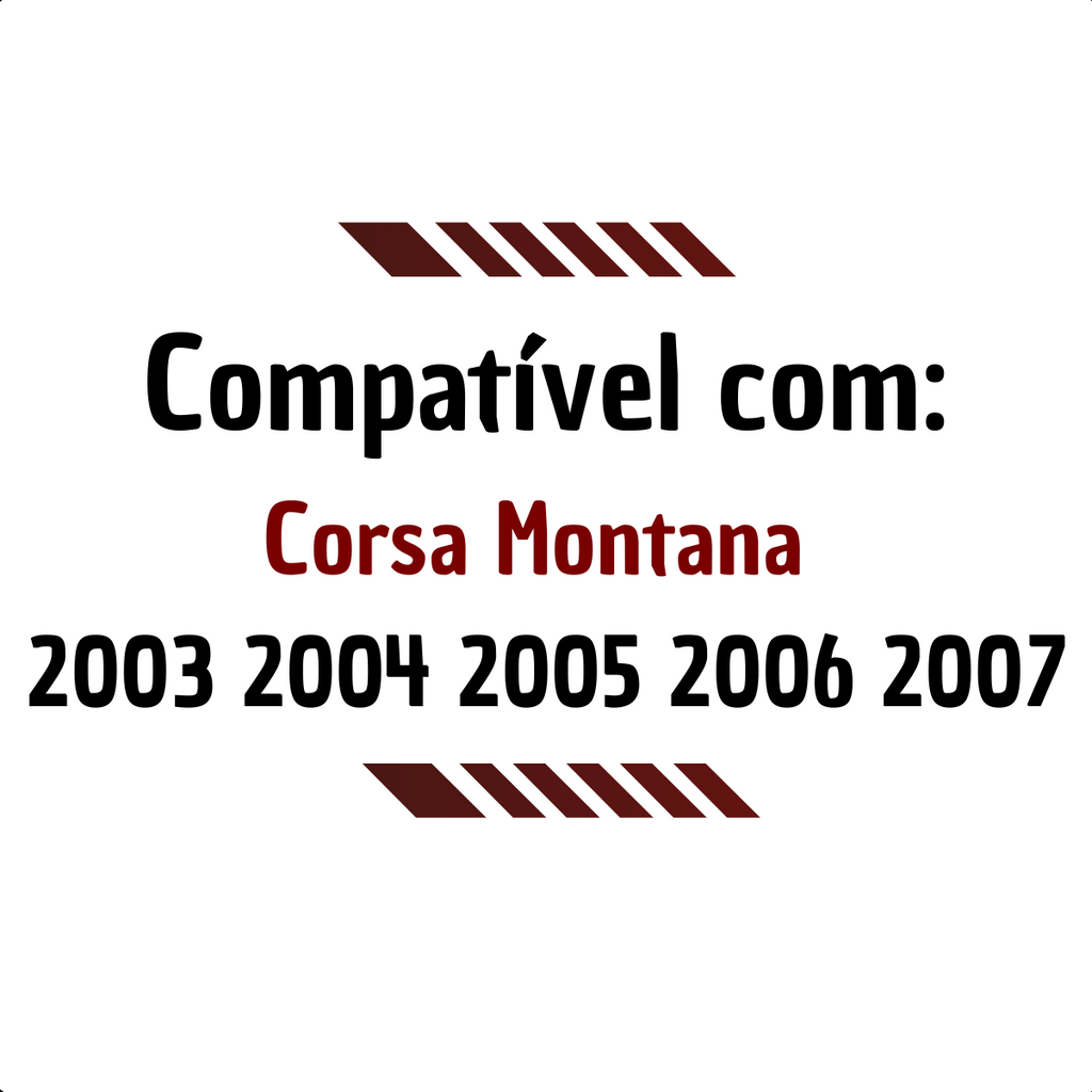 Grade Dianteira Central Corsa Montana 2003 2004 2005 a 2007
