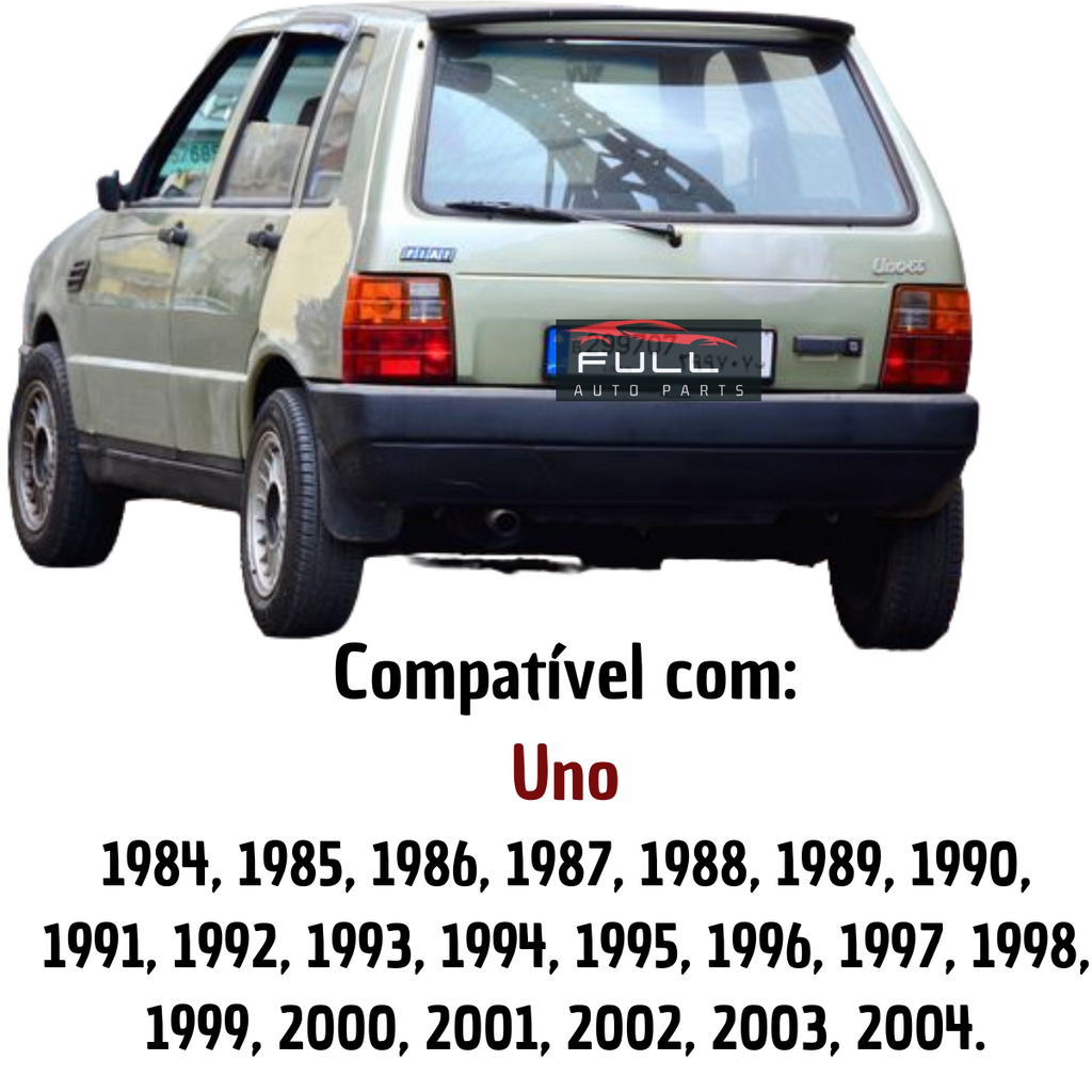 Lanterna Traseira Fiat Uno 1984 85 A 2004 Com Ré  Ld Fumê