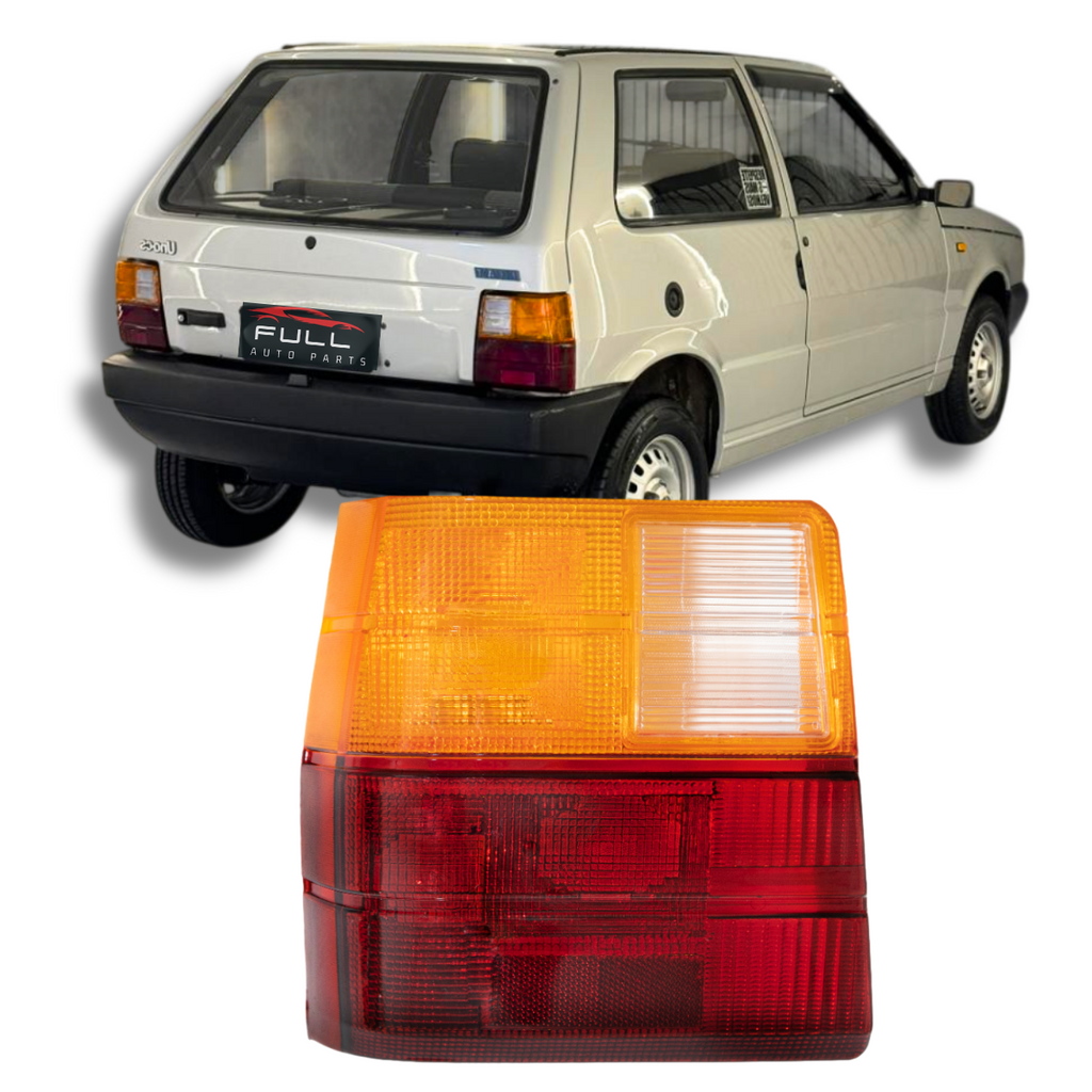 Lente Lanterna Traseira Fiat Uno 1984 A 2004 C/ré Âmbar Le