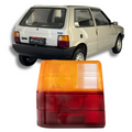 Lente Lanterna Traseira Fiat Uno 1984 A 2004 C/ré Âmbar Le