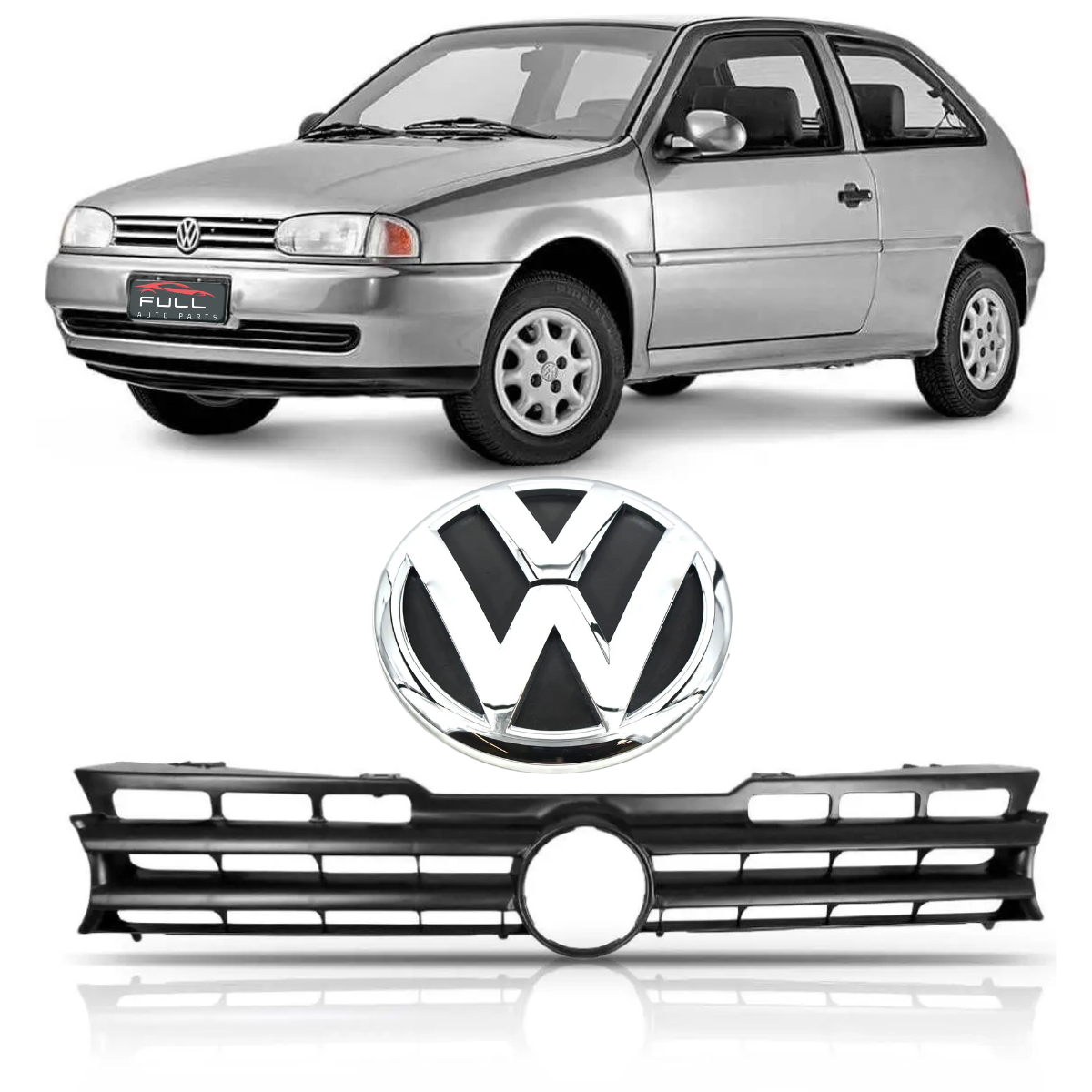 Grade Dianteira Gol G2 95/99 Preta