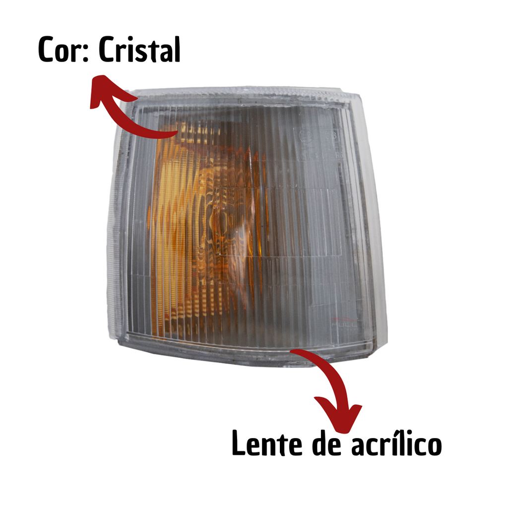 Pisca Cristal Lado Direito LD Fiat Uno 91 a 95