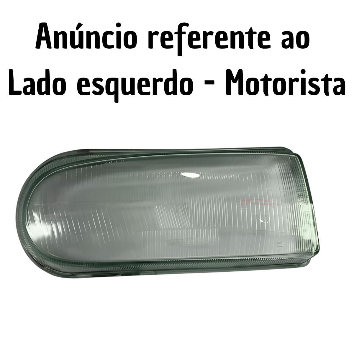 Lente Vidro Farol Gol Saveiro Parati G2 Lado Esquerdo