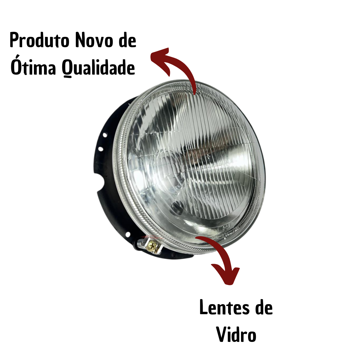 Farol Direito Esquerdo Unitário Fusca Kombi 73 74 75 A 2014