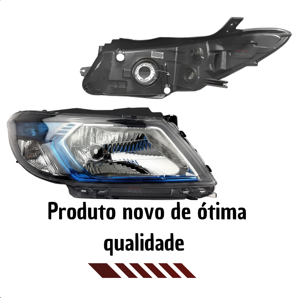 Farol Onix Joy Prisma 2012 13 14 15 16 a 19 Máscara Azul LD