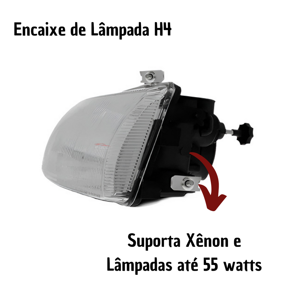 Farol Fiat Palio 1996 1997 1998 1999 2000 Modelo Original LE