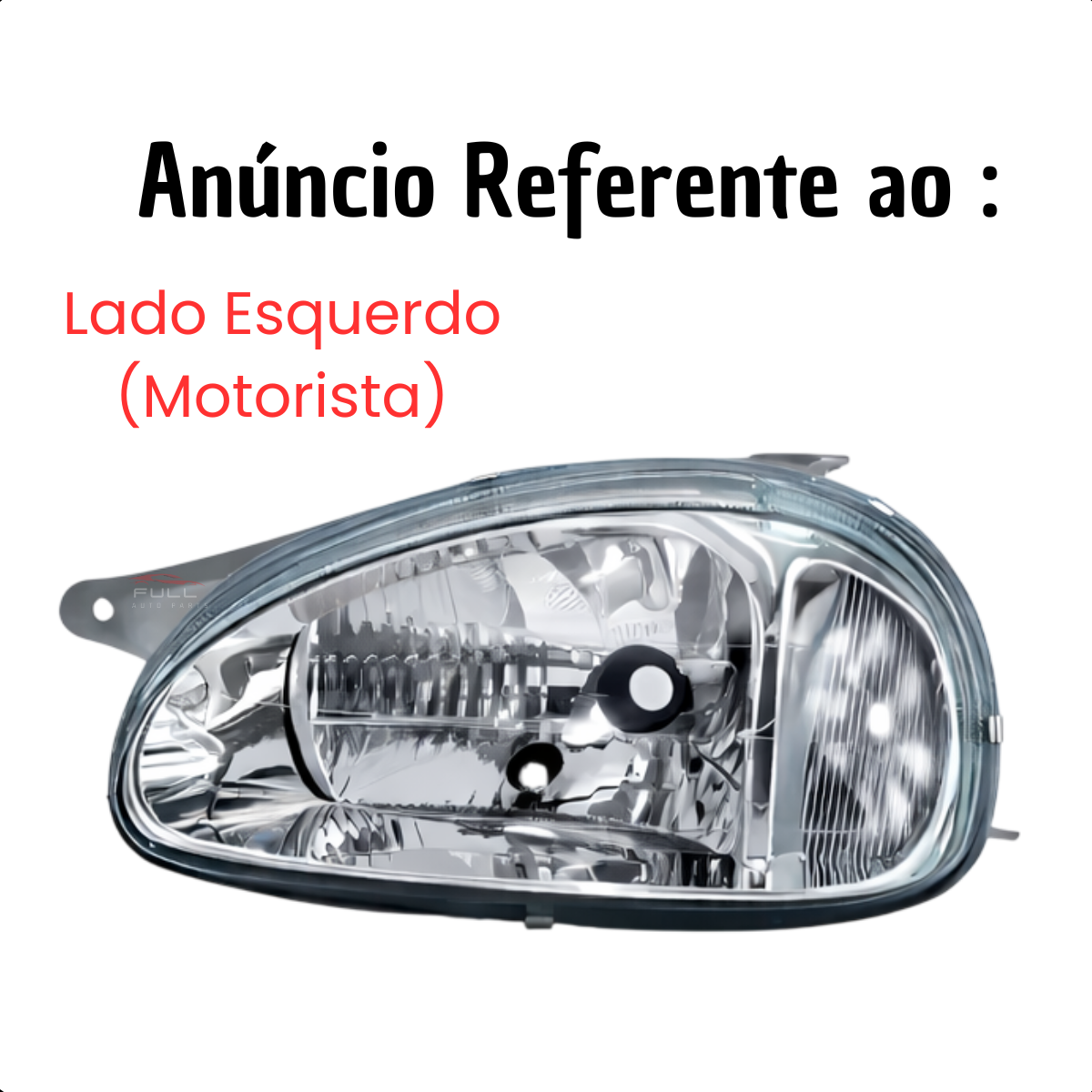 Farol Esquerdo Corsa Classic Wind 1994 1995 1996 1997 a 2010