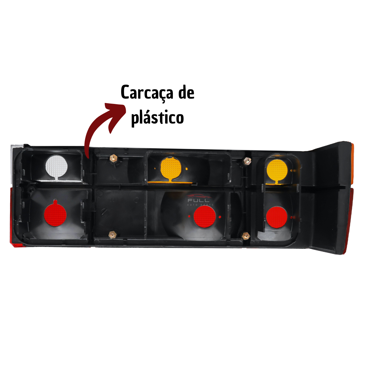 Lanterna Traseira Lado Direito Gol G1 1987 88 a 1994 Âmbar