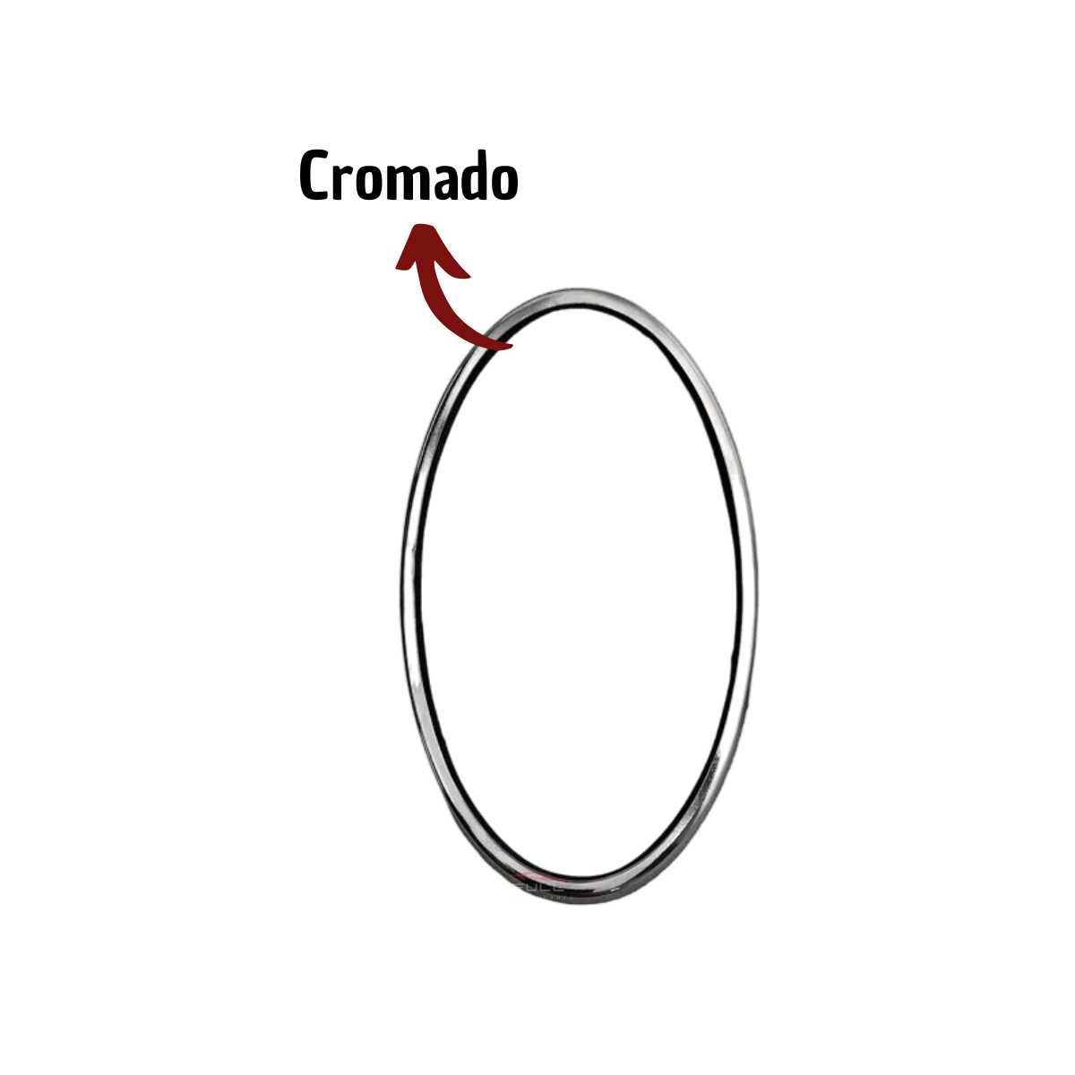 ARO TRASEIRO CROMADO FUSCA 1200/1300
