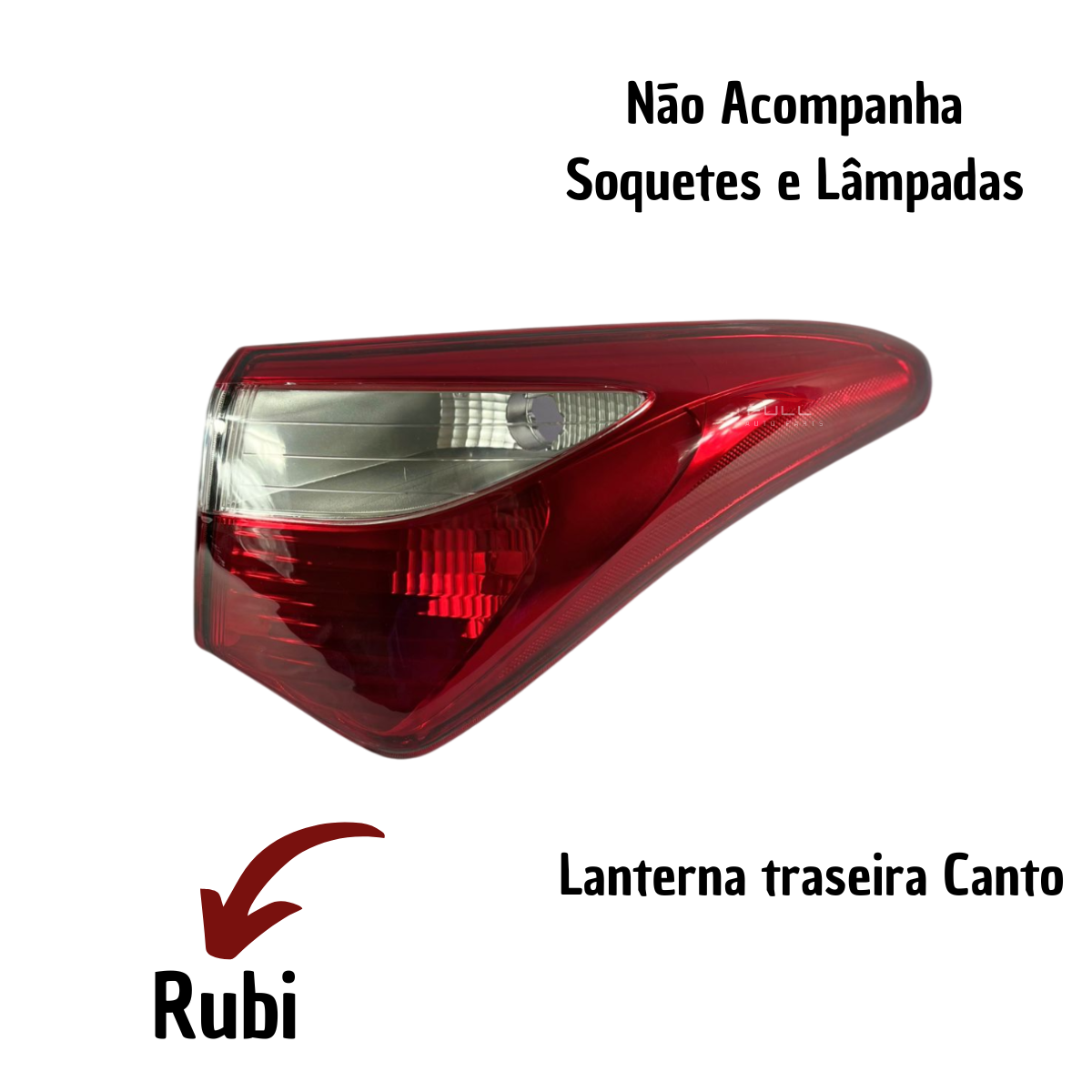 Lanterna Traseira Canto Lado Direito Hb20 2012 A 2018 Rubi