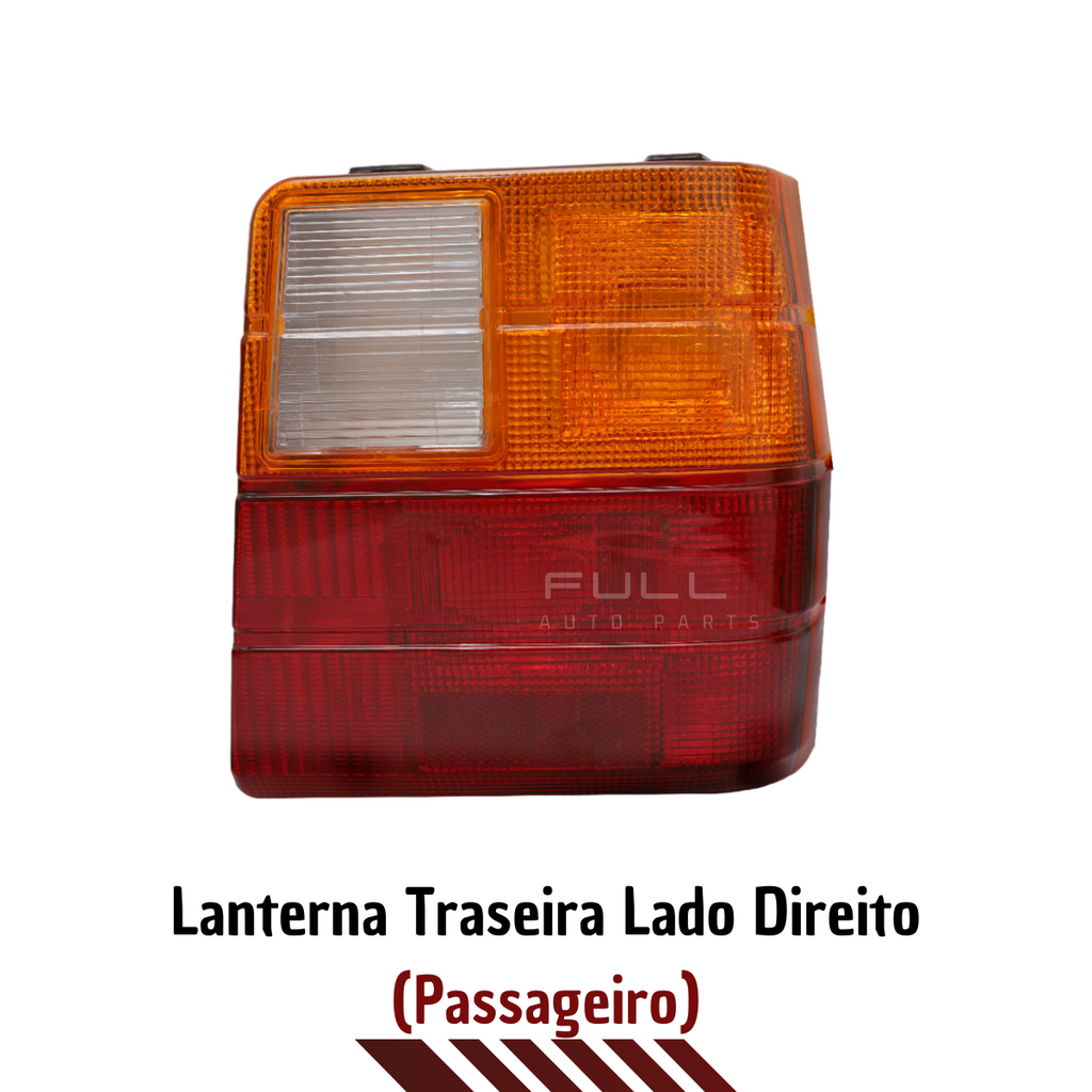Lanterna Traseira Fiat Uno 1984 1985 86 A 2004 C/ré Âmbar Ld