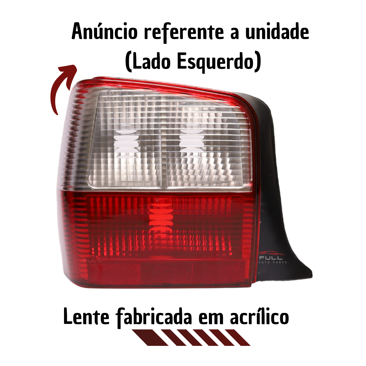 Lanterna Traseira Esquerda Fiat Uno Mille Fire 2004 A 2013