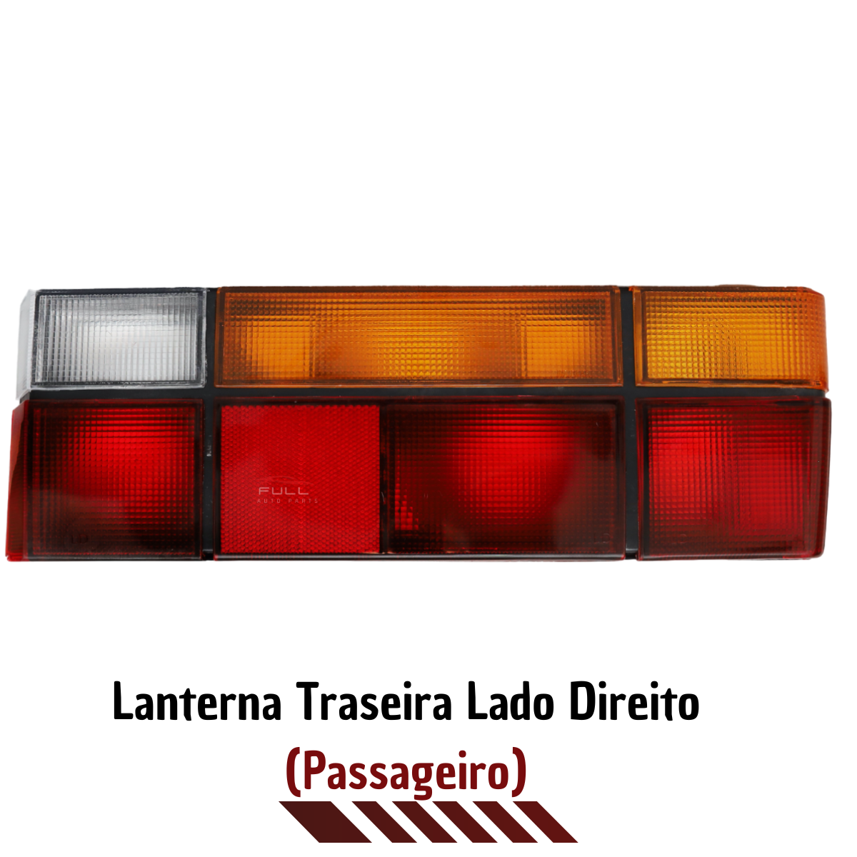 Lanterna Traseira Lado Direito Gol G1 1987 88 a 1994 Âmbar