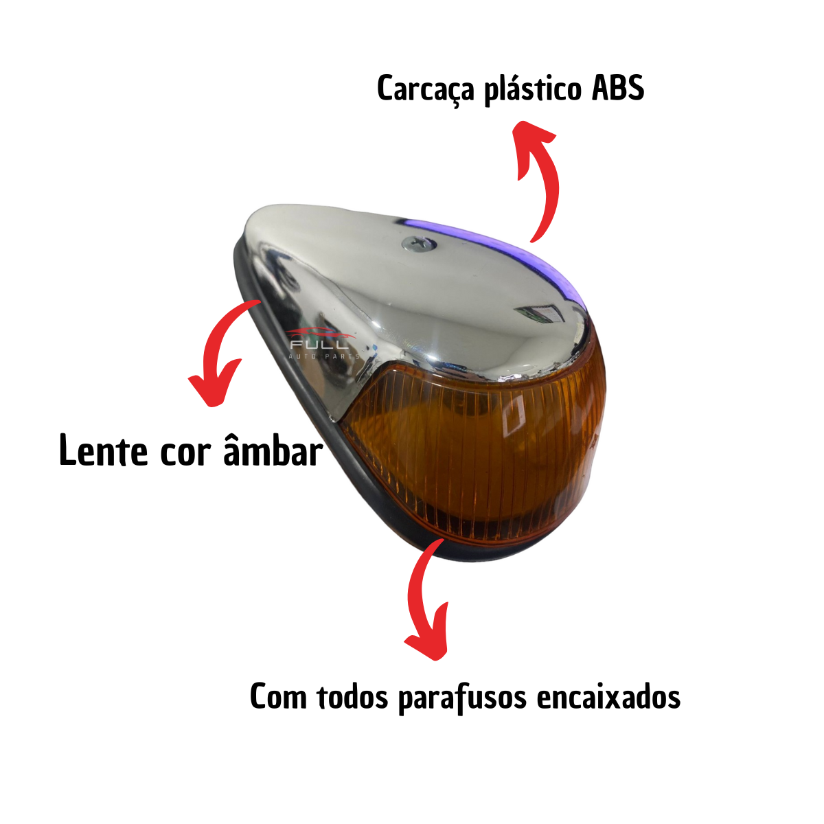 LANT. PISCA DIANT. VW 1200/1300/1500 AMBAR
