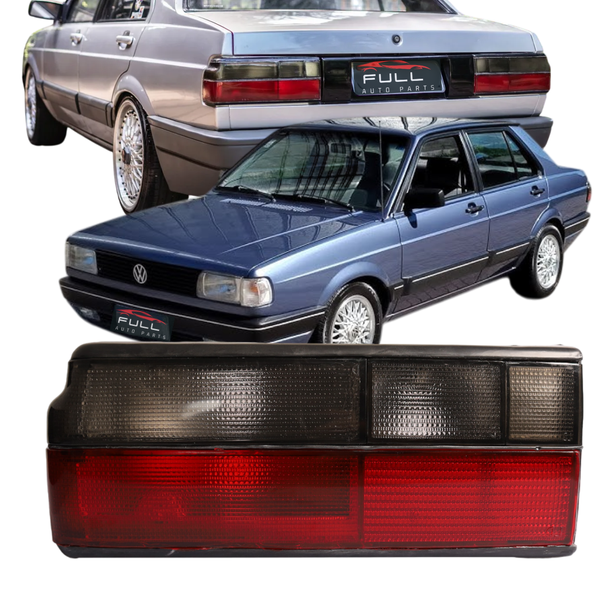 Lanterna Traseira Vw Voyage 1991 1992 1993 1994 1995 Fumê LE