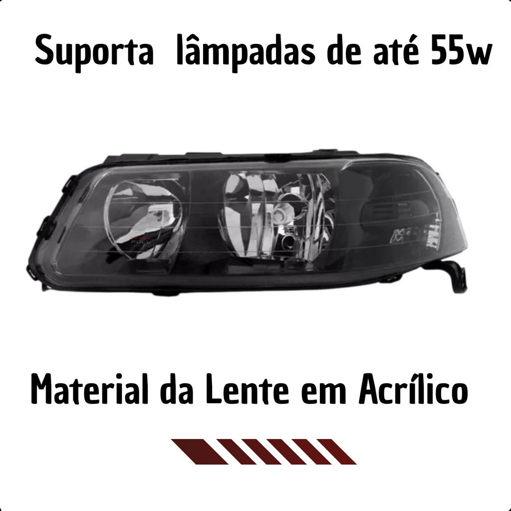 Farol Gol G3 2001 2002 2003 2004 2005 Mascara Negra LE