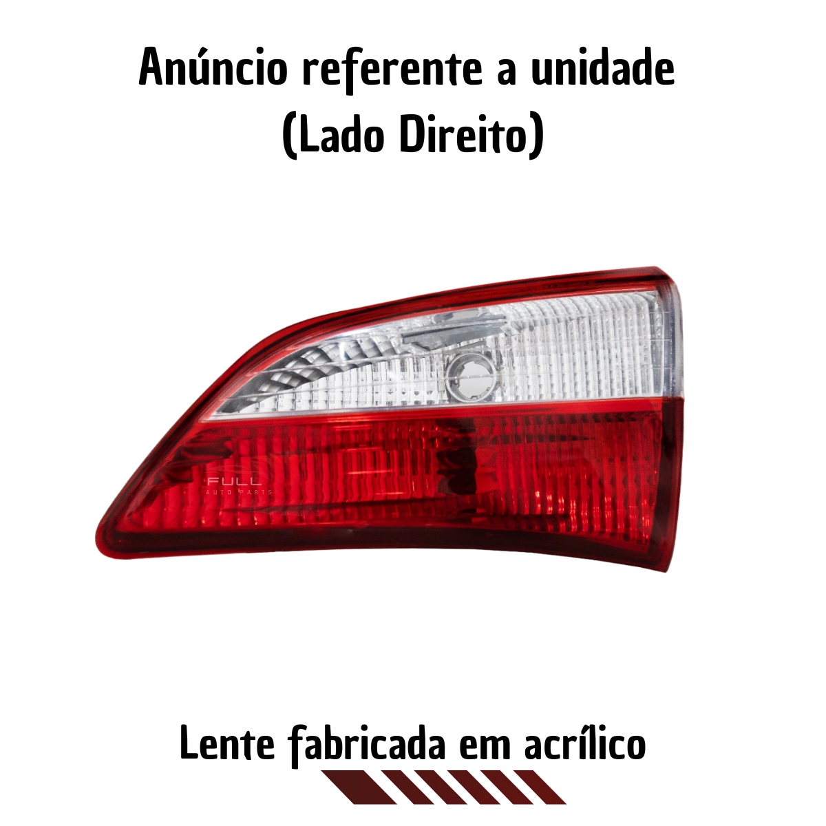 Lanterna Tras Porta Mala Lado Direito Rubi Hb20 2012/2018