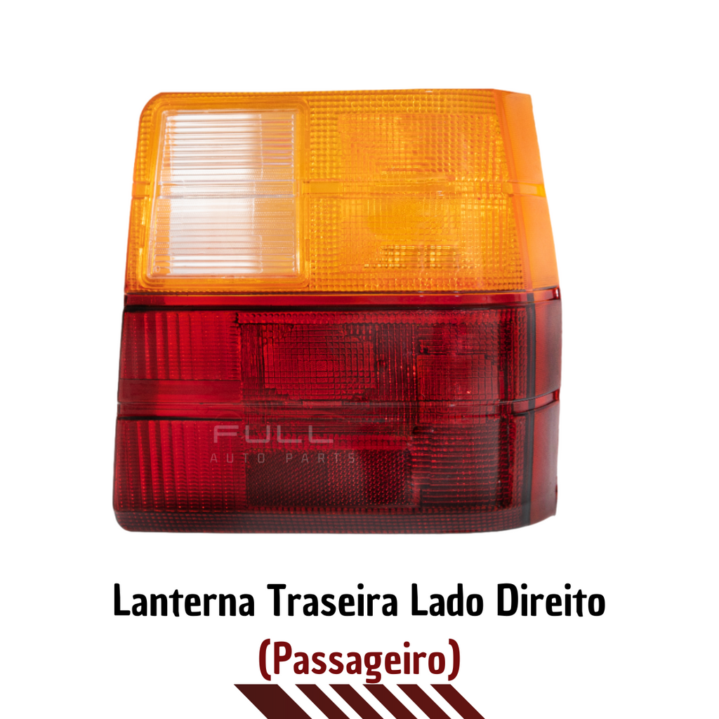 Lente Lanterna Traseira Fiat Uno 1984 A 2004 C/ré Âmbar Ld