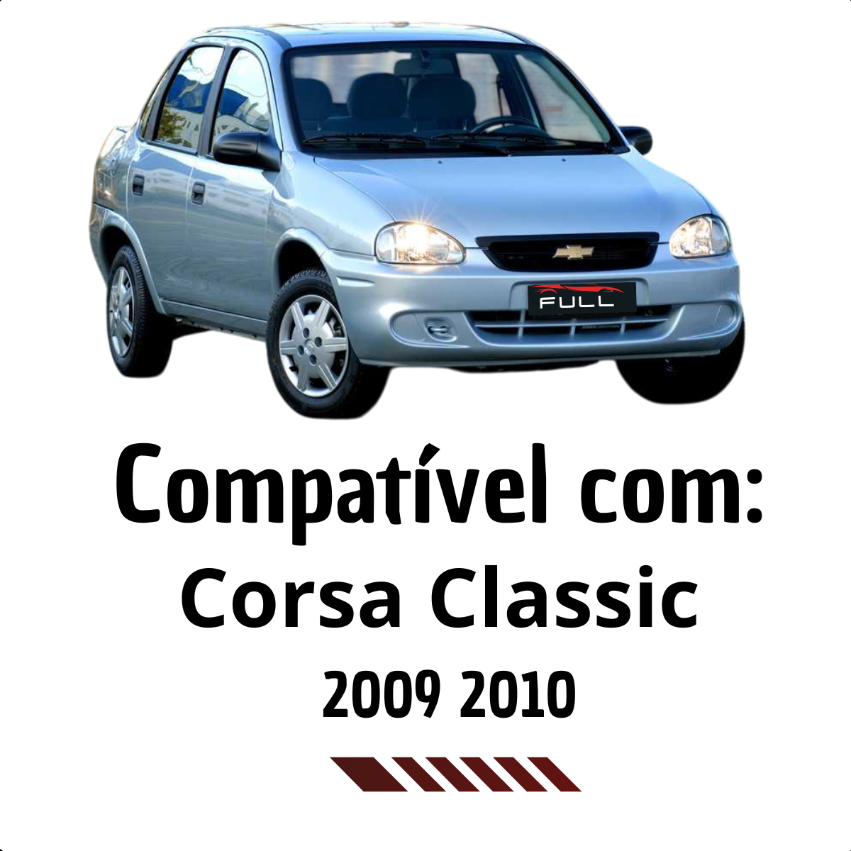 Grade Radiador Central 3 Peças Corsa Classic 2009 2010