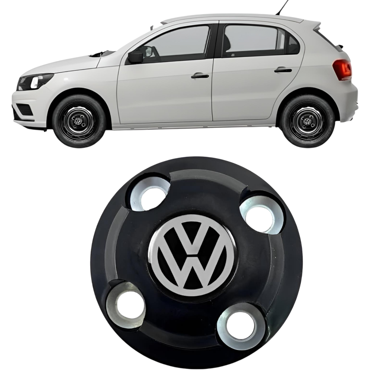 Calotinha Central VW Black Preta