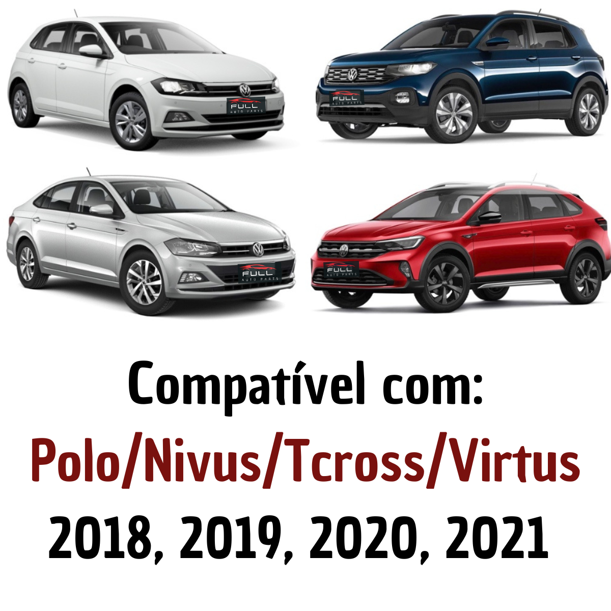 Maçaneta Interna Ld Prata Polo Virtus Nivus Tcross 2018 A 23
