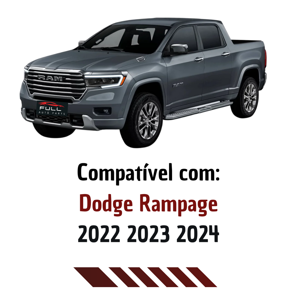 Capa retrovisor cromado Ram Rampage 2023 2024 LE original