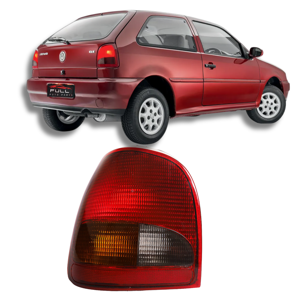Lanterna Traseira Lado Esquerdo Gol G2 Vw Rubi 95 96 97 A 99