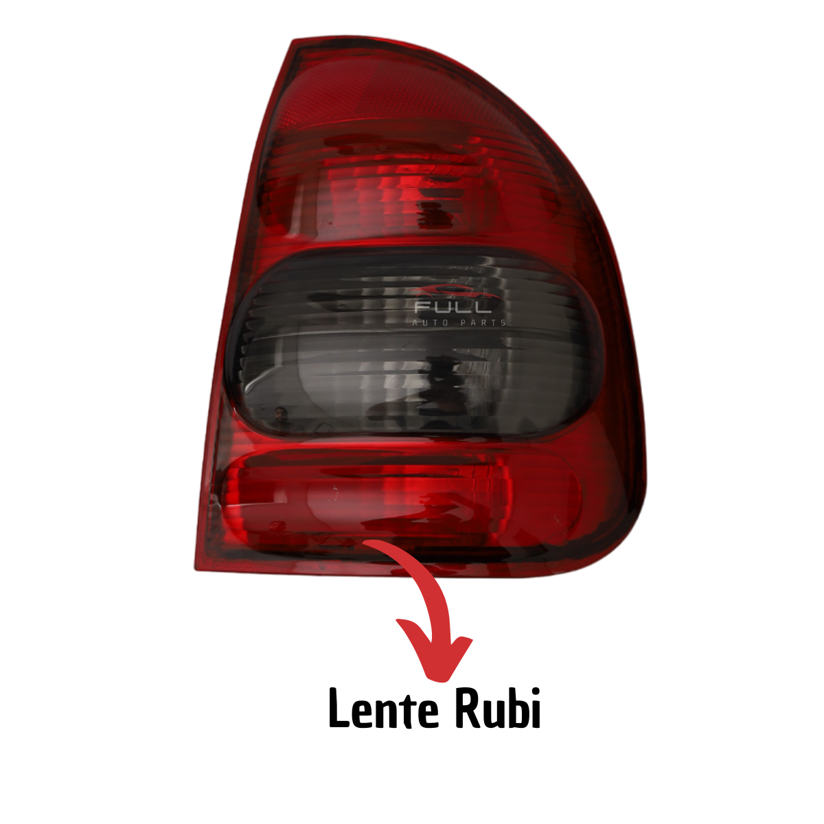 Lanterna Traseira Lado Direito Fumê Corsa Sedan 2001 A 2010