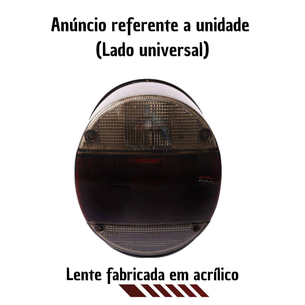 Lanterna Traseira Fusca Fafá Fumê 1979 1980 1981 Até 1996
