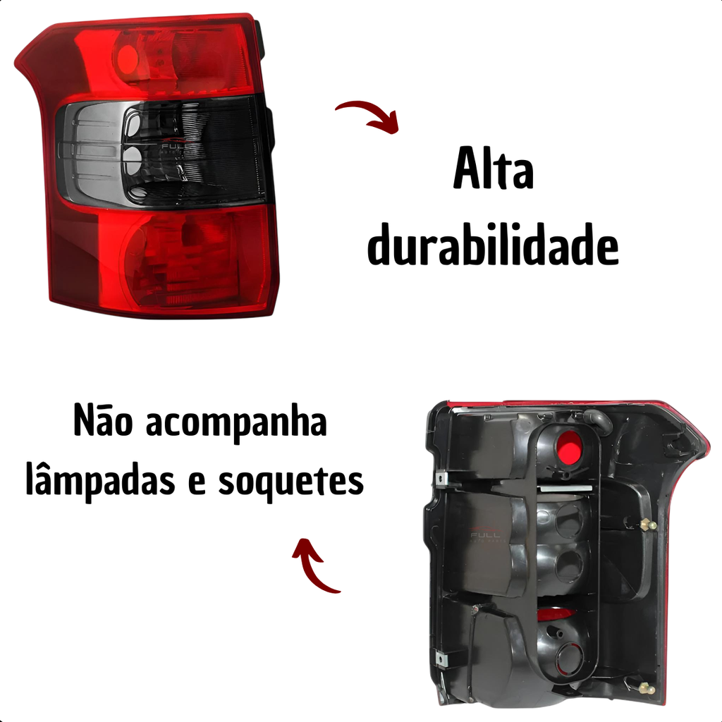 Lanterna Traseira Montana Lado Esquerdo 2011 a 2021 Fume