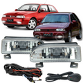 Kit Farol de Milha Gol G2 1995 a 2000 Botão Universal Sem Moldura