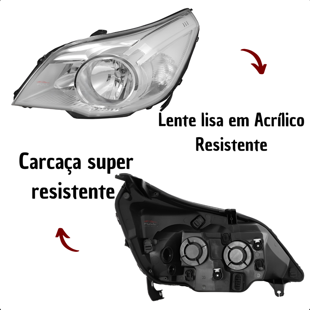 Farol Chevrolet Agile 2009 2010 2011 2012 2013 Montana LE