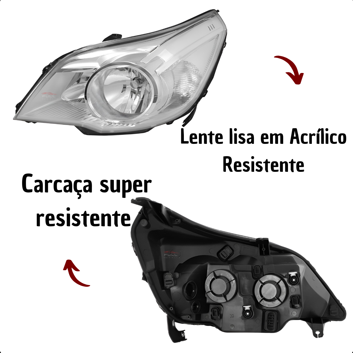 Farol Chevrolet Agile 2009 2010 2011 2012 2013 Montana LE