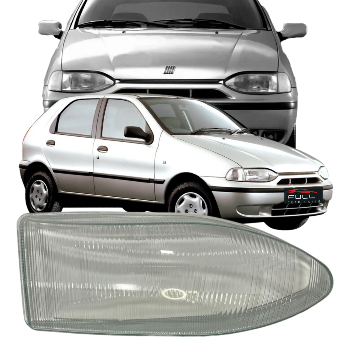 Lente Farol Vidro Palio Strada Ld 1996 1997 1998 1999 2000