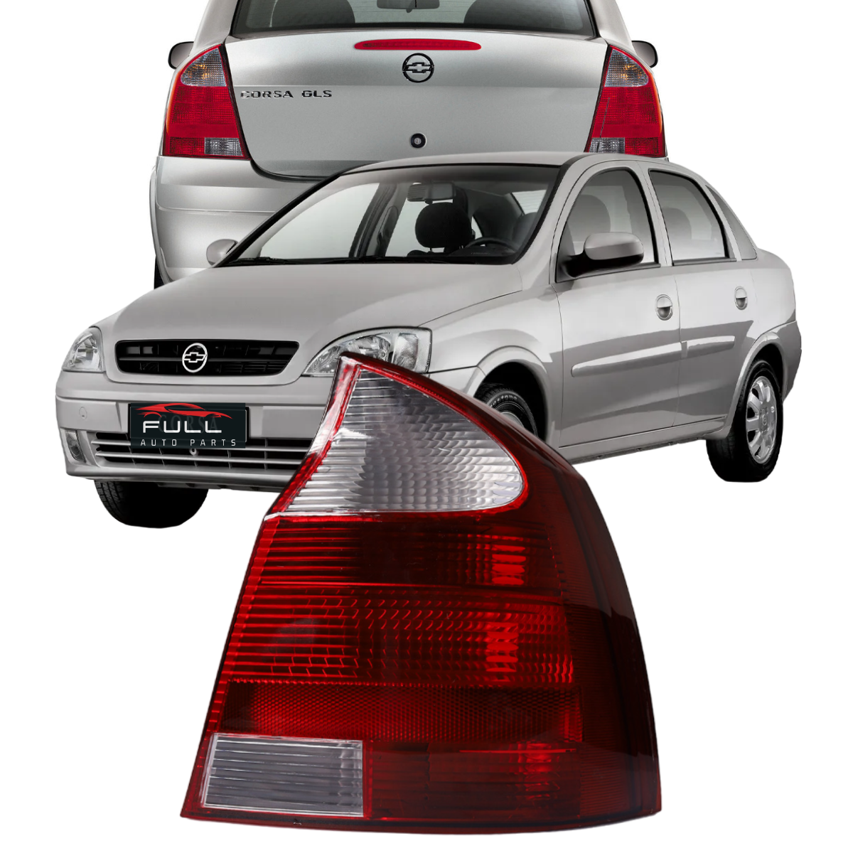 Lanterna Corsa Sedan Frente Montana 2003 A 2011 LD Cristal