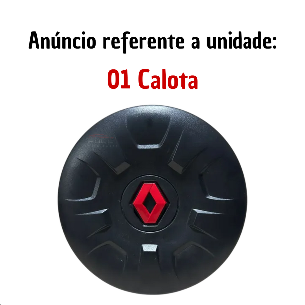 Calota Master Centro Logo Vermelho 2014 2015 2016 a 2020