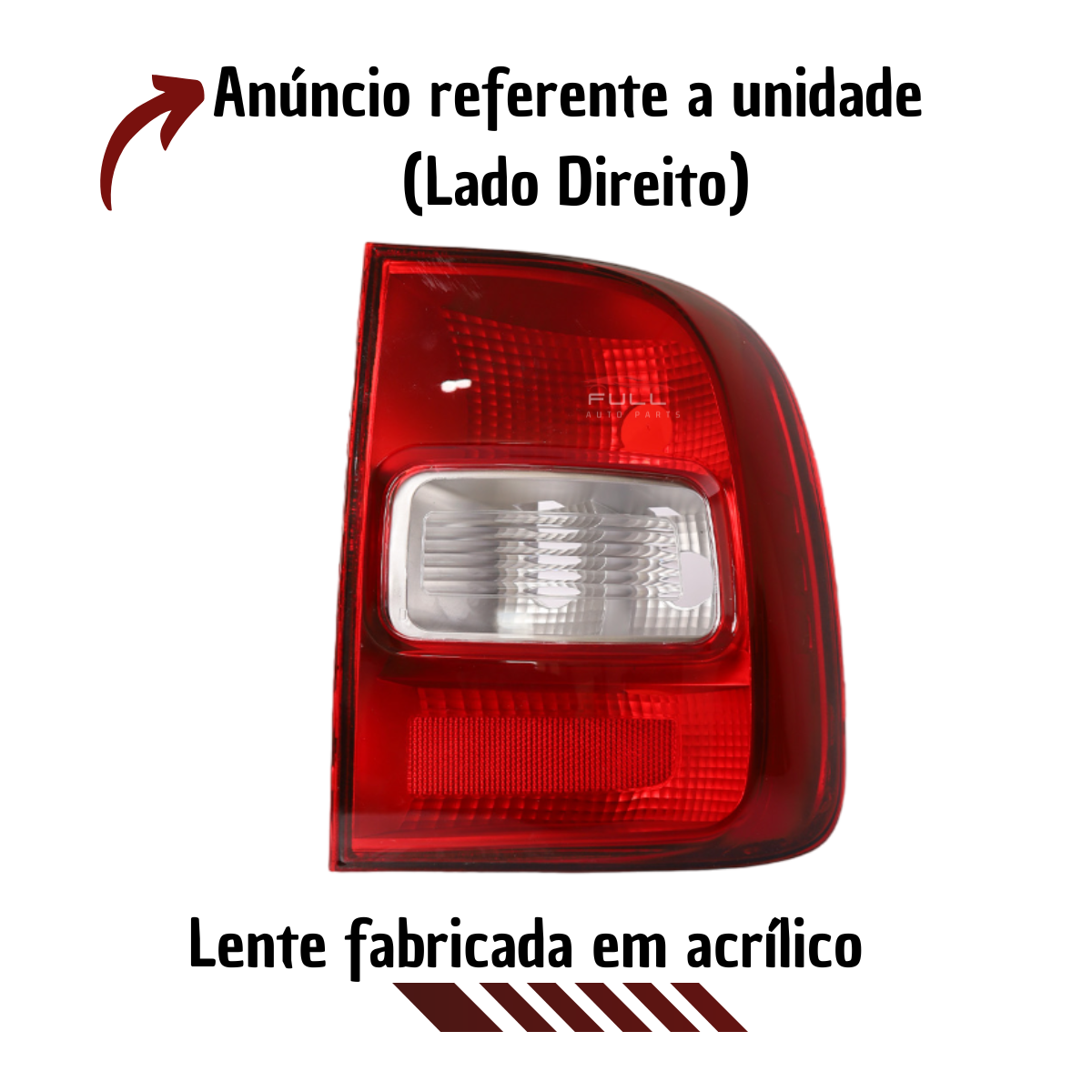 Lanterna Traseira Saveiro G5 G6 2009 2010 11 A 2016 Ld Rubi