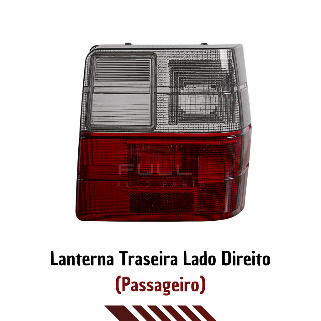 Lente Lanterna Traseira Uno 1984 1985 86 A 2004 C/ré Fumê Ld