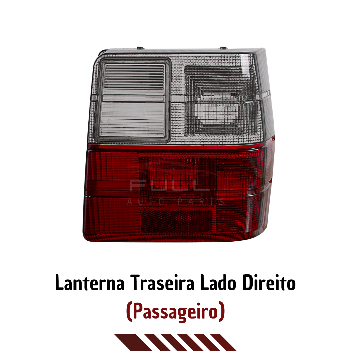 Lente Lanterna Traseira Uno 1984 1985 86 A 2004 C/ré Fumê Ld