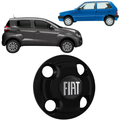 Calota Central Emblema Fiat Black